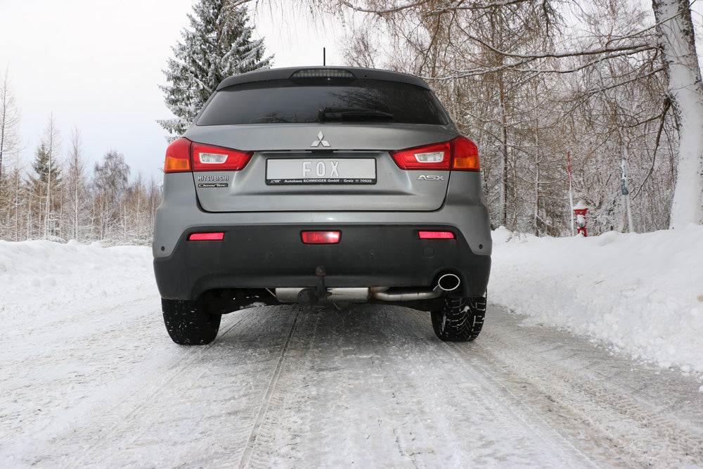 Mitsubishi ASX Frontantrieb - Typ GAO Endschalldämpfer Ausgang rechts - 129x106 Typ 44