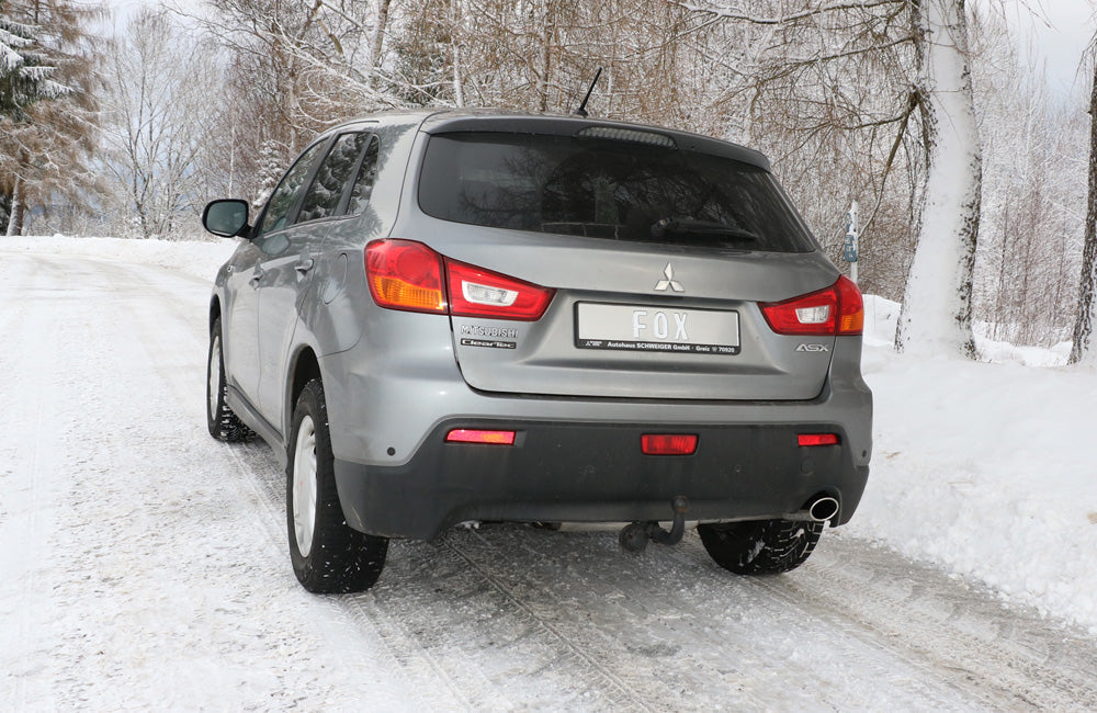 Mitsubishi ASX Frontantrieb - Typ GAO Endschalldämpfer Ausgang rechts - 129x106 Typ 44