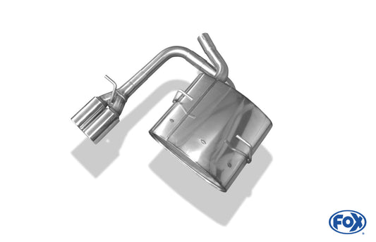 Mini Cooper Cabrio R52 Endschalldämpfer Ausgang mittig - 2x76 Typ 13