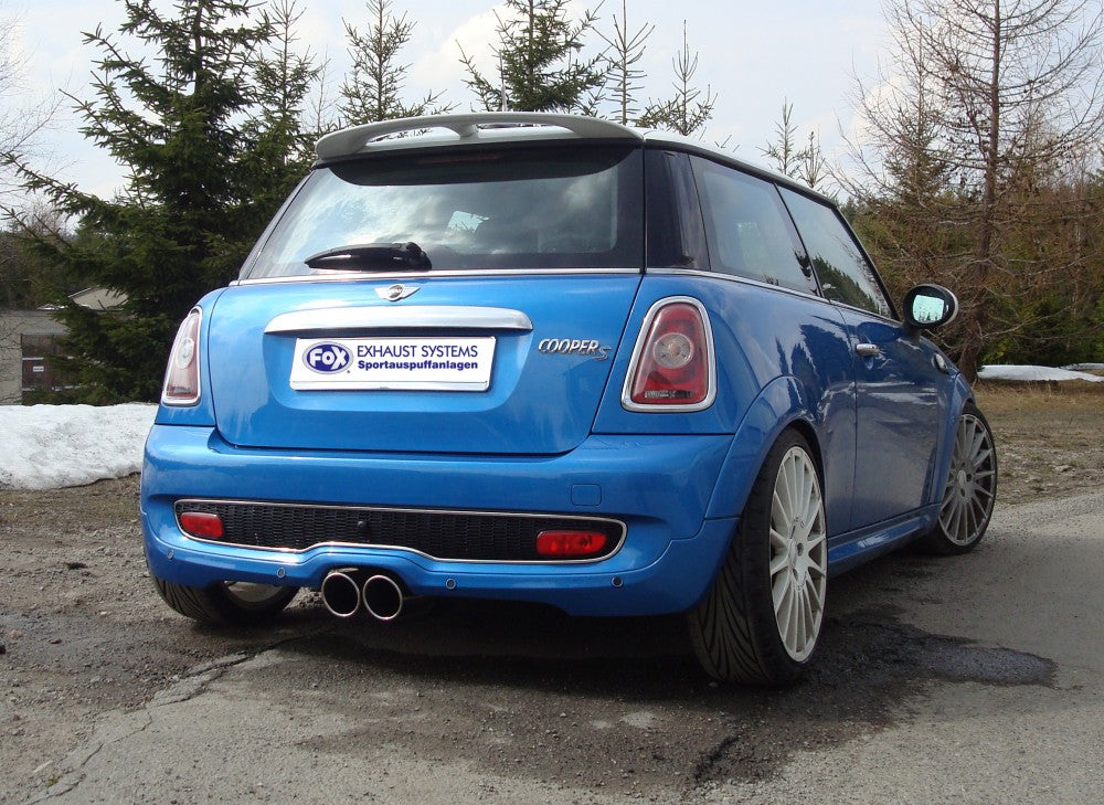 Mini Cooper S R56 Endschalldämpfer Ausgang mittig - 2x100 Typ 16