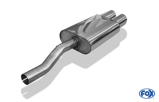 Mini Cooper S - F57 Endschalldämpfer Ausgang mittig - 2x100 Typ 25