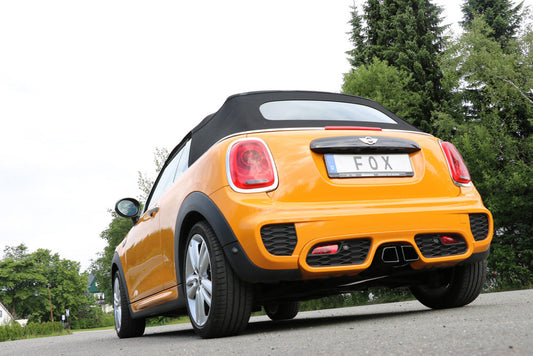 Mini Cooper S - F57 Endschalldämpfer Ausgang mittig - 2x95x78 Typ 68 Schwarz