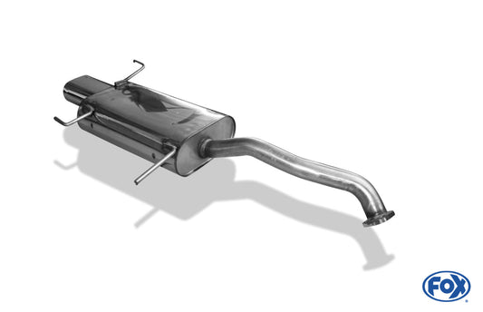 Nissan Primera P10 Endschalldämpfer - 135x80 Typ 53
