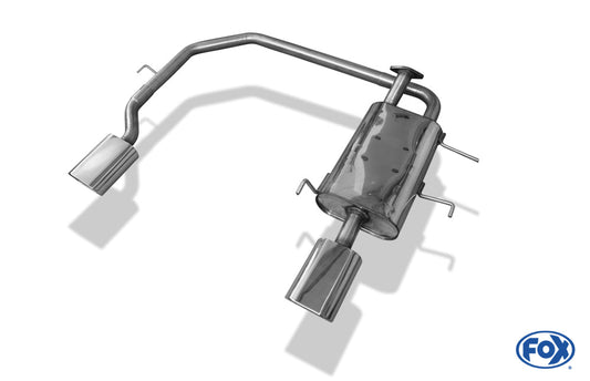 Nissan Primera P11 - Kombi/ Traveller Endschalldämpfer Ausgang rechts/links - 135x80 Typ 53 rechts/links