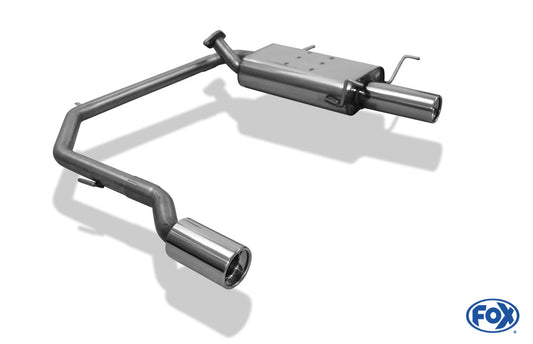 Nissan Primera P11 - 4/5trg. Limousine Endschalldämpfer Ausgang rechts/links - 1x90 Typ 13 rechts/links