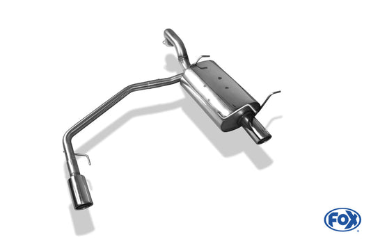 Nissan Primera P12 Limousine Endschalldämpfer Ausgang rechts/links - 1x90 Typ 16 rechts/links