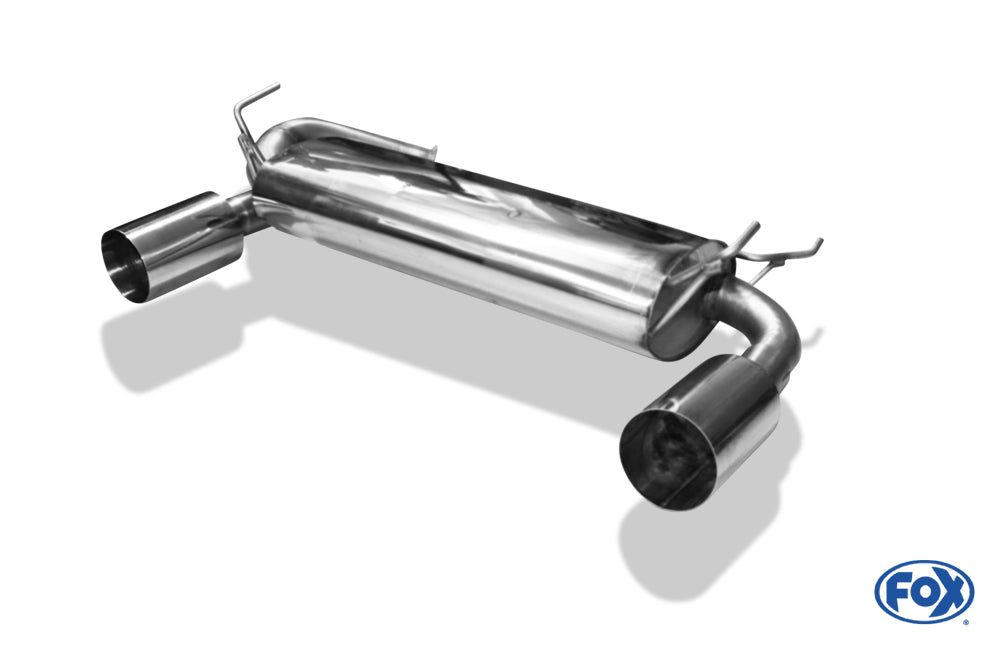 Nissan 350Z Endschalldämpfer quer Ausgang Ø70mm rechts/links - 1x114 Typ 10 rechts/links