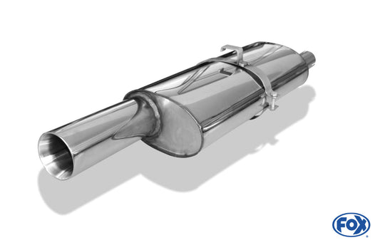 Opel Kadett E-CC Endschalldämpfer - 1x80 Typ 24