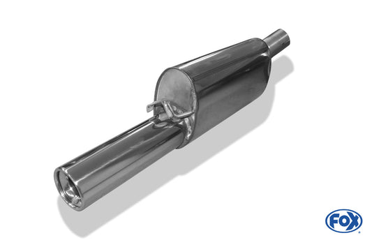 Opel Corsa A-CC Endschalldämpfer Ø60mm - 1x90 Typ 13