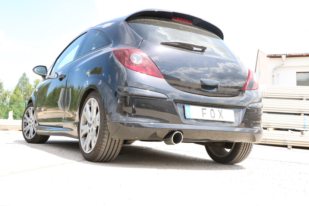 Opel Corsa D GSI Endschalldämpfer quer Ausgang einseitig - 1x100 Typ 16