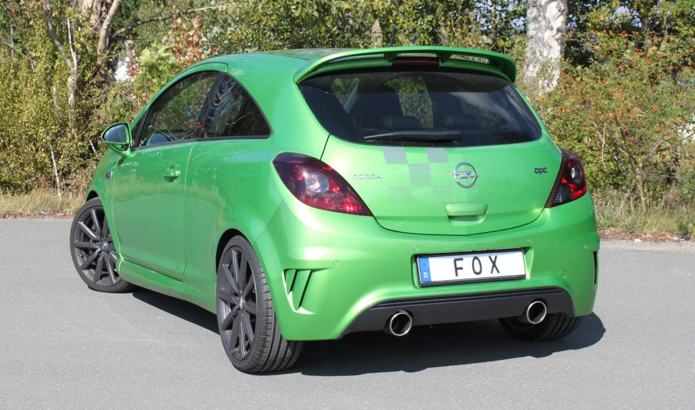Opel Corsa D NRE Endschalldämpfer quer Ausgang rechts/links - 1x100 Typ 16 rechts/links