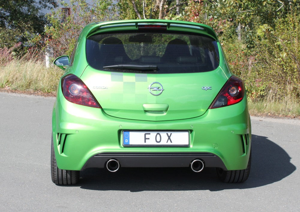 Opel Corsa D NRE Endschalldämpfer quer Ausgang rechts/links - 1x100 Typ 16 rechts/links