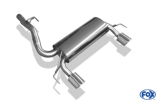 Opel Corsa E OPC Endschalldämpfer quer Ausgang rechts/links - 1x100 Typ 16 rechts/links