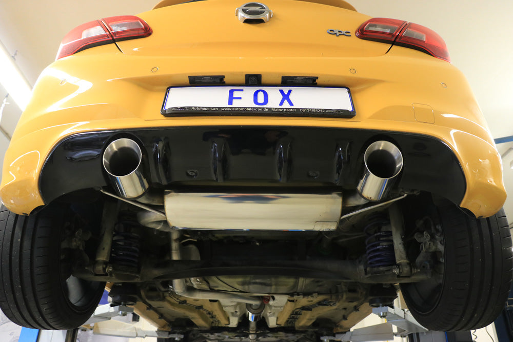 Opel Corsa E OPC Endschalldämpfer quer Ausgang rechts/links - 1x100 Typ 25 rechts/links