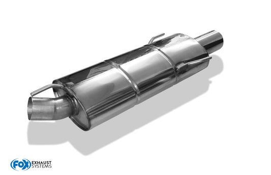 FOX Opel Astra F-CC Endschalldämpfer 3-Punkt-Aufhängung - 1x90 Typ 13