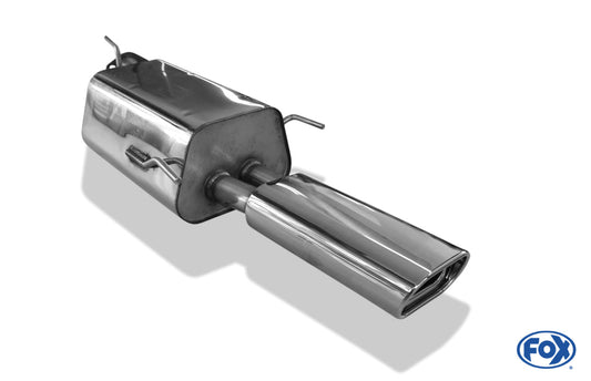 Opel Astra G Stufenheck Endschalldämpfer Ø60mm - 135x80 Typ 53
