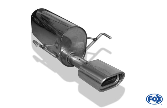 Opel Astra H/ Astra H GTC Endschalldämpfer einseitig - 135x80 Typ 53