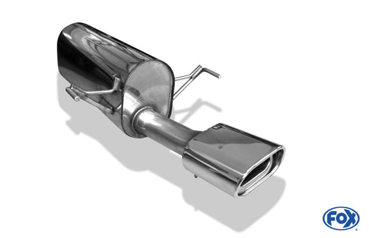 Opel Astra H Caravan Turbo Endschalldämpfer Ø63,5mm - 135x80 Typ 53