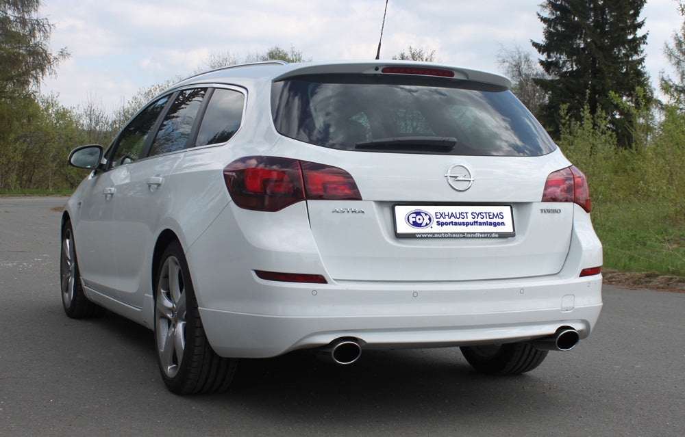 Opel Astra J Sports Tourer 1,4l Endschalldämpfer quer Ausgang rechts/links - 115x85 Typ 32 rechts/links