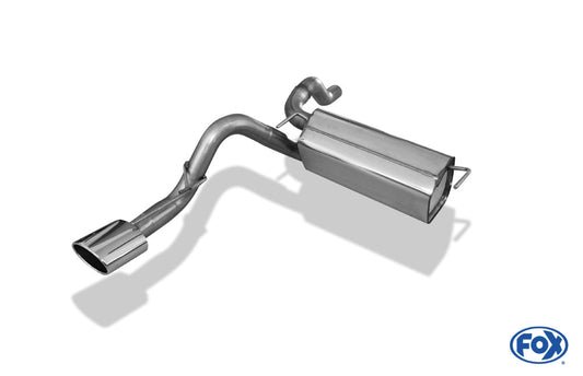 Opel Astra J Limousine Endschalldämpfer quer Ausgang links - 140x90 Typ 32