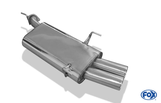 Opel Vectra B - Bj. 94`-9/99` Endschalldämpfer Ø55mm - 2x80 Typ 13