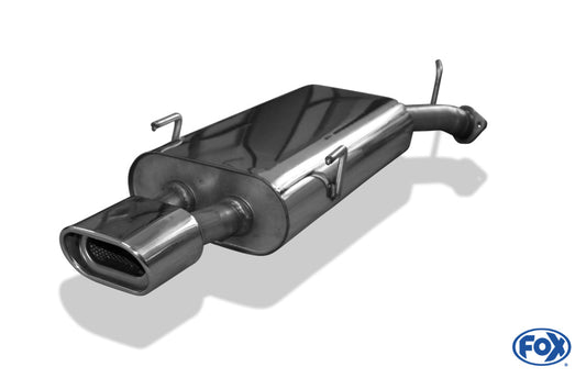 Opel Vectra B - Bj. ab 9/99` Endschalldämpfer Ø55mm - 135x80 Typ 53