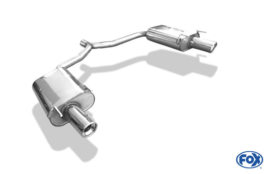 Opel Vectra C GTS Endschalldämpfer rechts/links einflutig - 1x90 Typ 17 rechts/links