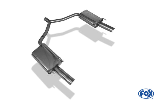 Opel Vectra C Caravan Endschalldämpfer rechts/links einflutig - 1x90 Typ 17 rechts/links