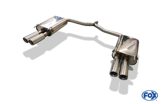 FOX Opel Vectra C Caravan Endschalldämpfer rechts/links zweiflutig - 2x76 Typ 17 rechts/links