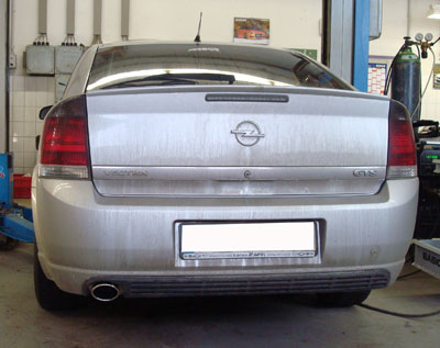 Opel Vectra C/ Vectra C GTS Endschalldämpfer einflutig - 1x106x71 Typ 32