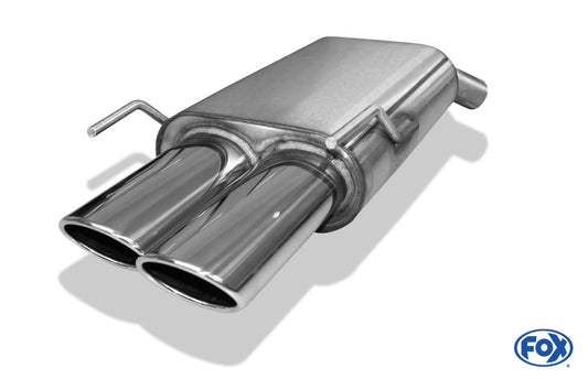 Opel Vectra C/ Vectra C GTS Endschalldämpfer zweiflutig - 2x106x71 Typ 32