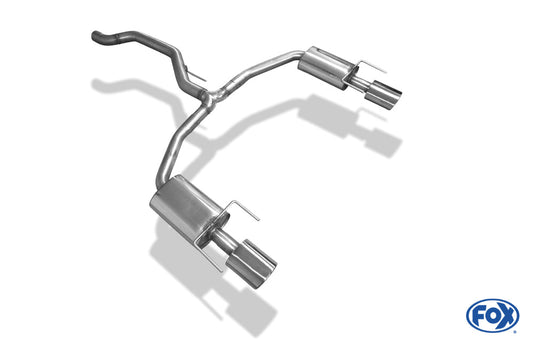 Opel Vectra C OPC Limousine Endschalldämpfer rechts/links - 140x90 Typ 32 rechts/links