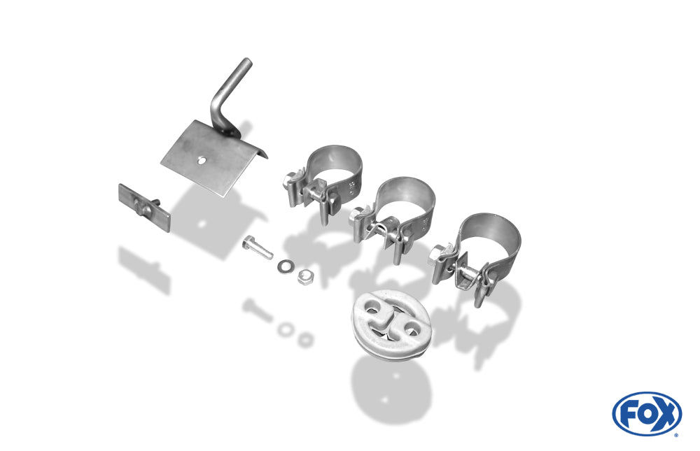 Opel Tigra A Endschalldämpfer Ausgang rechts/links 60mm - 160x80 Typ 53 rechts/links