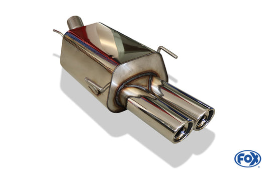 Opel Zafira A OPC Endschalldämpfer 70mm - 2x80 Typ 17