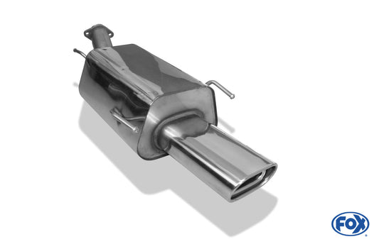 Opel Zafira A OPC Endschalldämpfer 70mm - 135x80 Typ 53