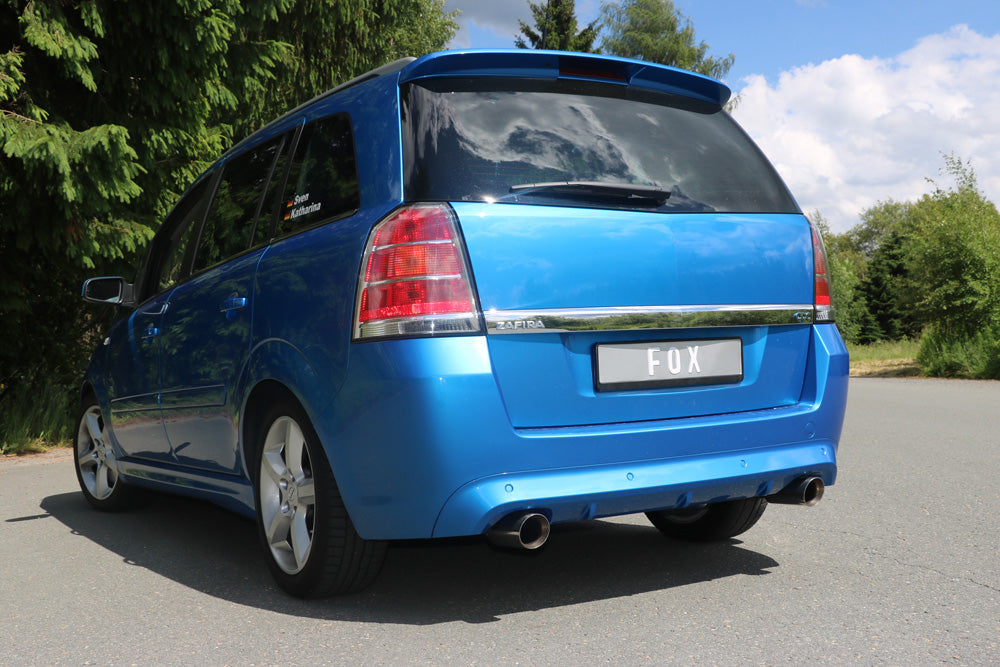 Opel Zafira B OPC Endschalldämpfer Ausgang rechts/links - 1x90 Typ 25 rechts/links