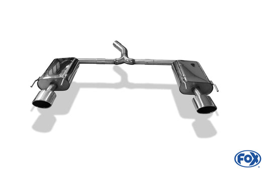 Opel Insignia A - Fließheck/ Stufenheck Endschalldämpfer rechts/links - 140x90 Typ 44 rechts/links