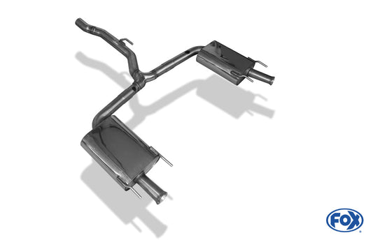 Opel Insignia A - OPC Sports Tourer Endschalldämpfer rechts/links - Ausgang der Endrohre in den originalen Ausgängen