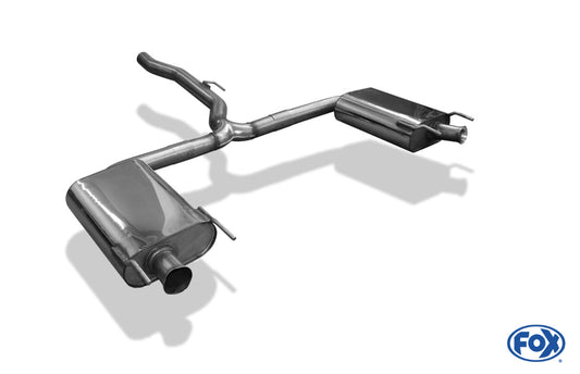 Opel Insignia A - OPC Fließheck/ Stufenheck Endschalldämpfer rechts/links - Ausgang der Endrohre in den originalen Ausgängen