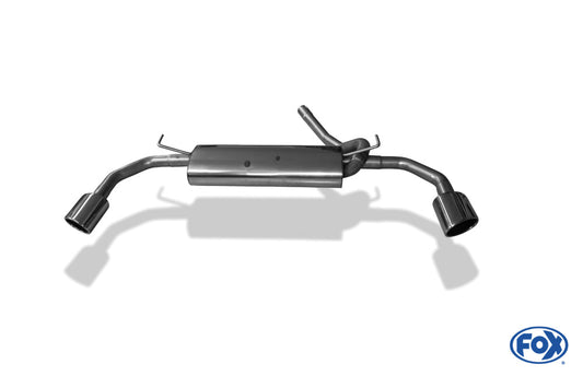 Opel Mokka 4x4 & 4x2 Endschalldämpfer rechts/links - 115x85 Typ 38 rechts/links