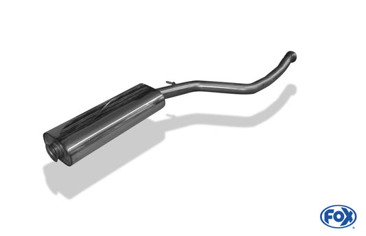 Peugeot 206 S16/ 206cc S16 Vorschalldämpfer mit Tulpenverbindung zum Kat