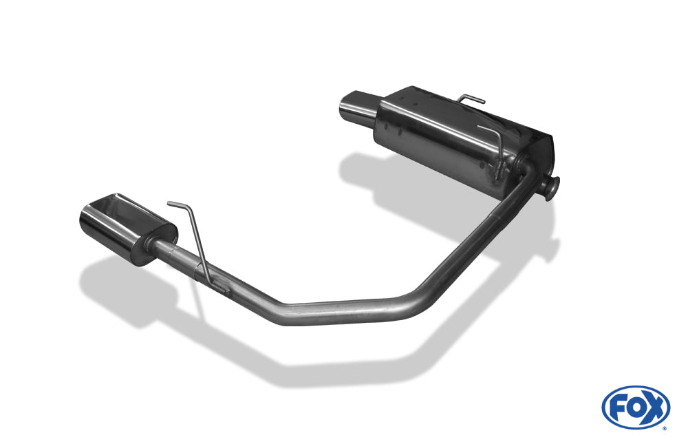 Peugeot 206 S16/ S16 Cabrio Endschalldämpfer Ausgang rechts/links - 135x80 Typ 53 rechts/links