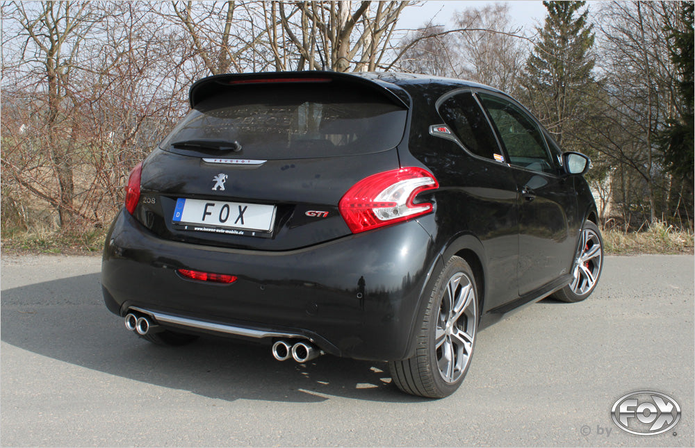 Peugeot 208 GTI Endschalldämpfer Ausgang rechts/links - 2x76 Typ 13 rechts/links