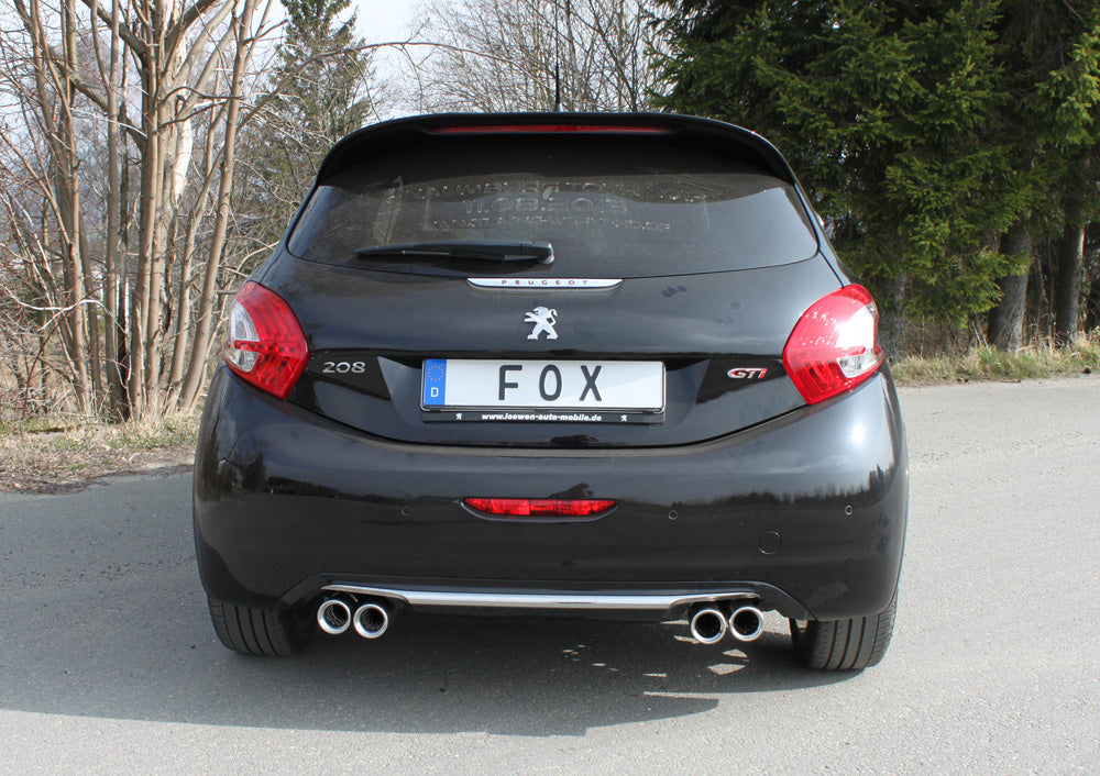 Peugeot 208 GTI Endschalldämpfer Ausgang rechts/links - 2x76 Typ 13 rechts/links