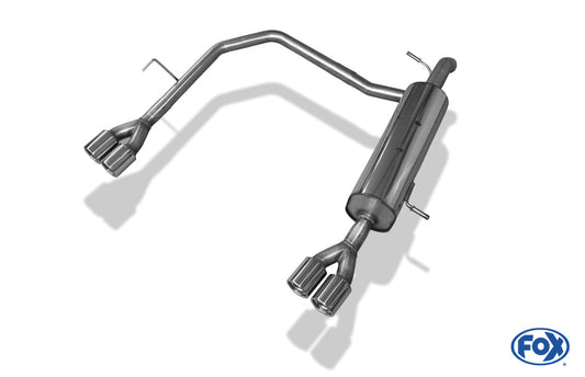 Peugeot 208 GTI Endschalldämpfer Ausgang rechts/links - 2x76 Typ 13 rechts/links