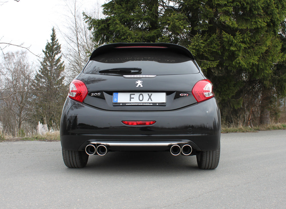 Peugeot 208 GTI Endschalldämpfer Ausgang rechts/links - 2x90 Typ 16 rechts/links