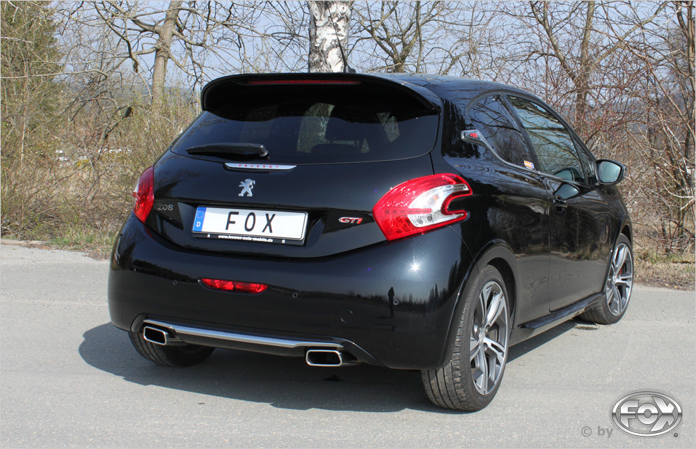 Peugeot 208 GTI Endschalldämpfer Ausgang rechts/links - 145x65 Typ 59 rechts/links