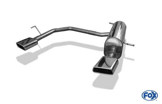 Peugeot 208 GTI Endschalldämpfer Ausgang rechts/links - 145x65 Typ 59 rechts/links