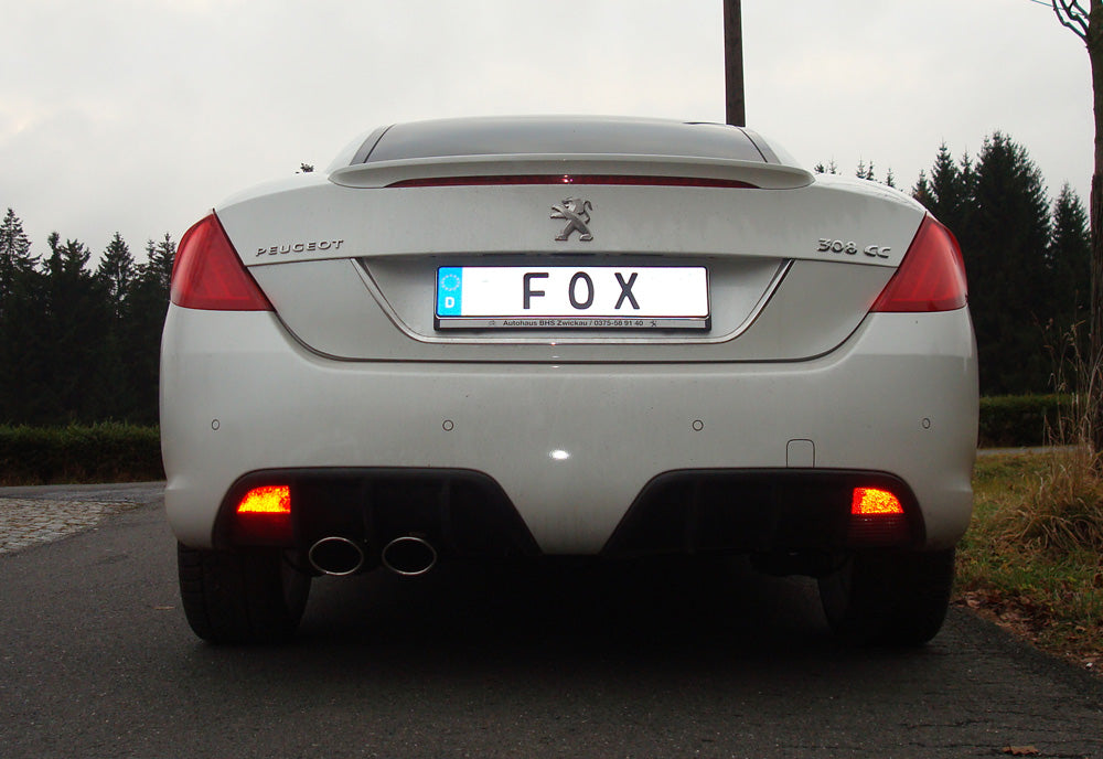 Peugeot 308cc Endschalldämpfer - 2x106x71 Typ 32