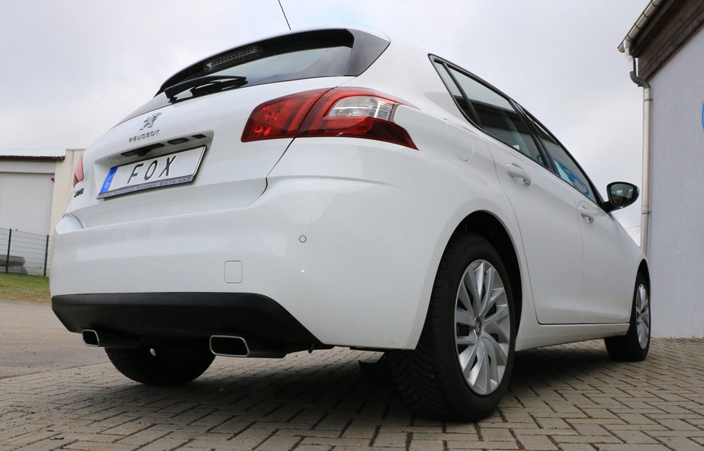 Peugeot 308 II Endschalldämpfer Ausgang rechts/links - 145x65 Typ 59 rechts/links